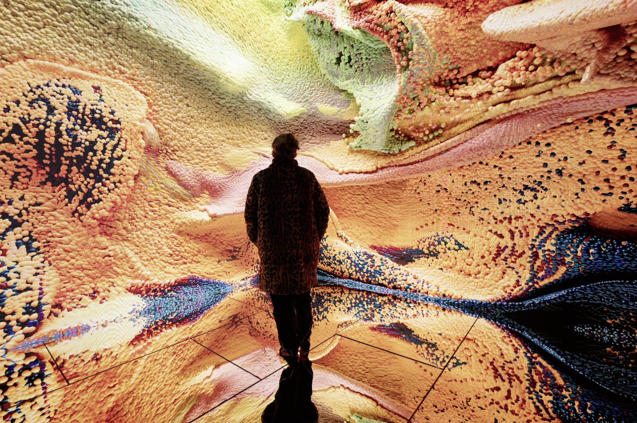 ス*カ様 リフレクションアート refrection art No.26 識 Refik Anadol'un “Glacier Dreams” Eseri Kunsthaus Zürich'te